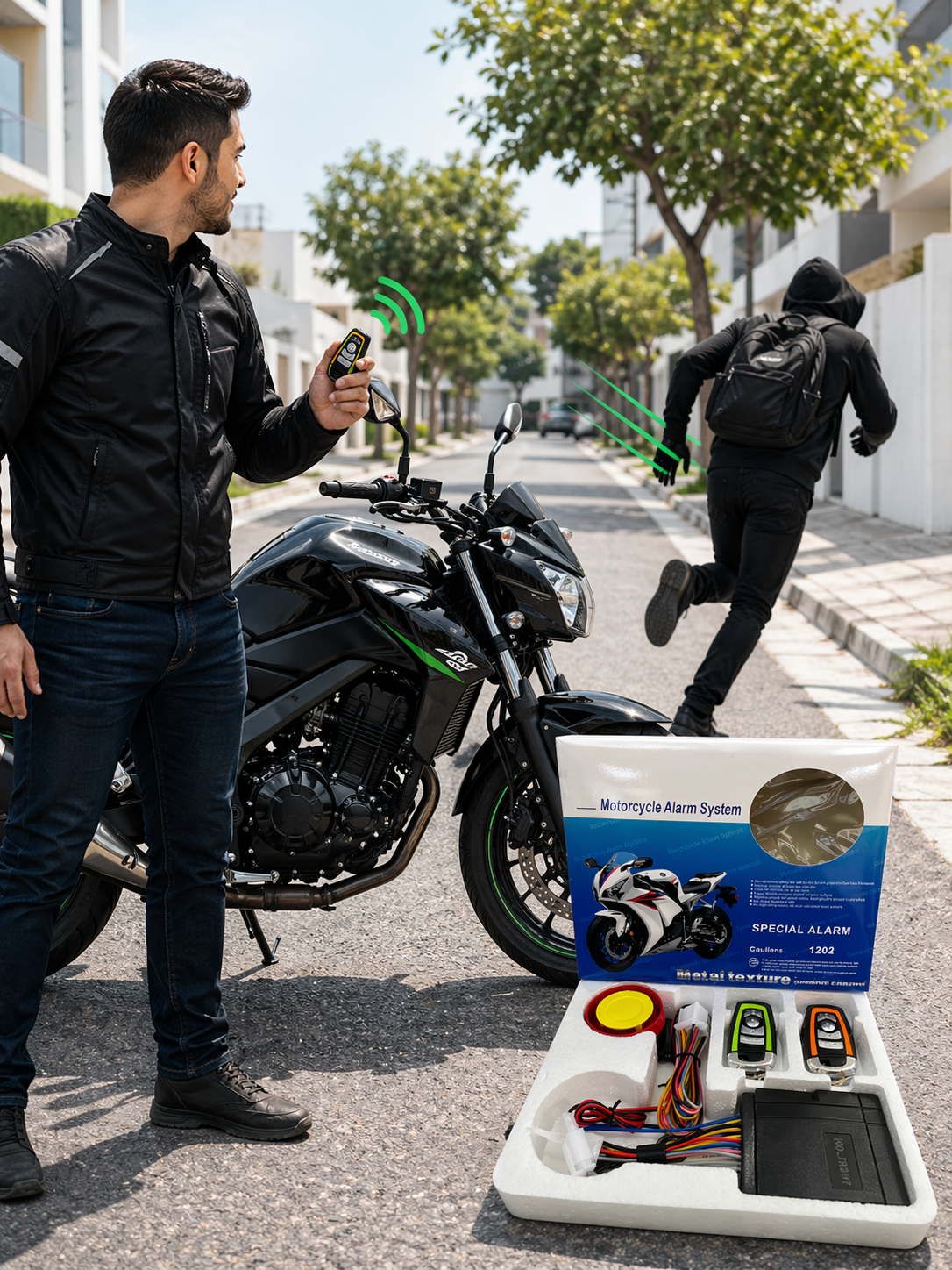 Alarma antirrobo MotoGuardPro 360 + ENVÍO GRATIS
