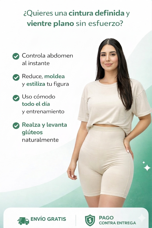 Promoción Short Faja hasta la rodilla control abdomen levanta glúteo 🔥