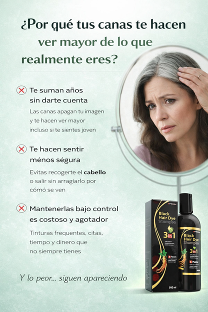 Oferta especial Shampo Cubre Canas